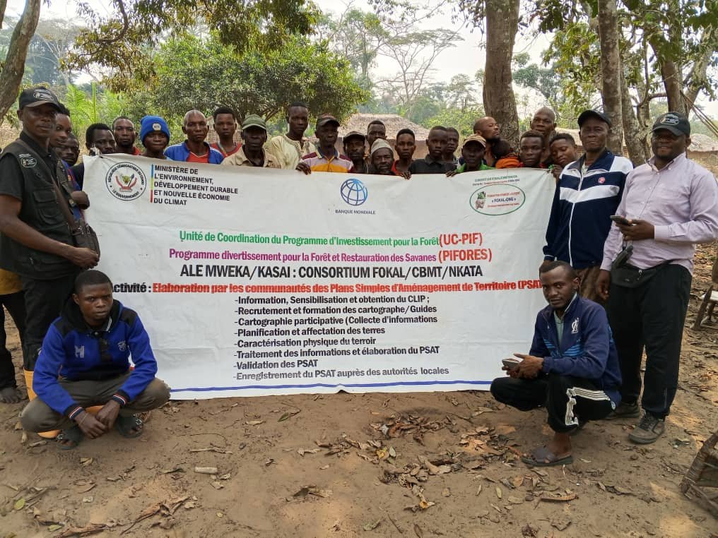 ‎PIFORES:La communauté du village Makompo dessine l’avenir de son territoire à travers le PSAT