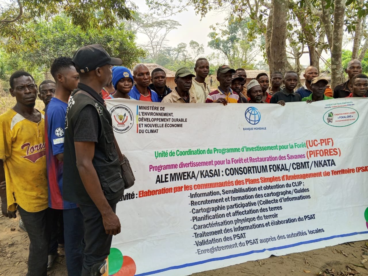 ‎PIFORES:La communauté du village Makompo dessine l’avenir de son territoire à travers le PSAT