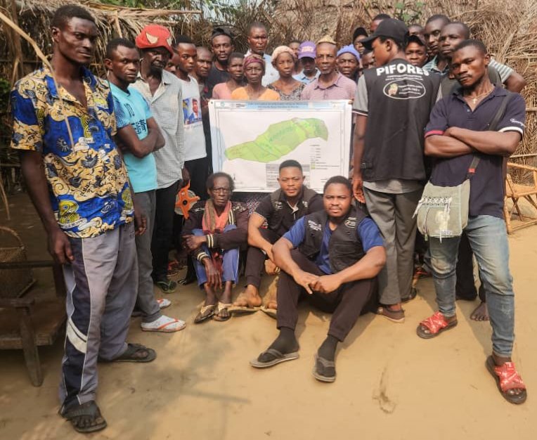 PSAT au village Mokanyinga : la communauté planifie son terroir et valide ses limites dans le cadre du projet PIFORES