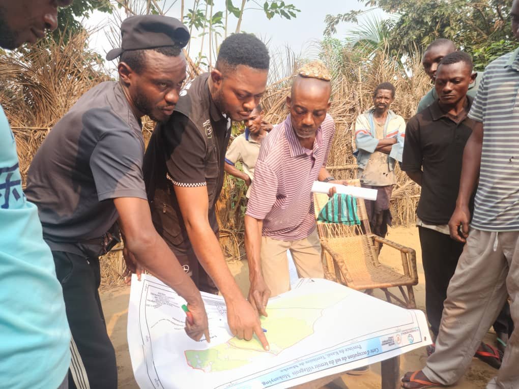 PSAT au village Mokanyinga : la communauté planifie son terroir et valide ses limites dans le cadre du projet PIFORES