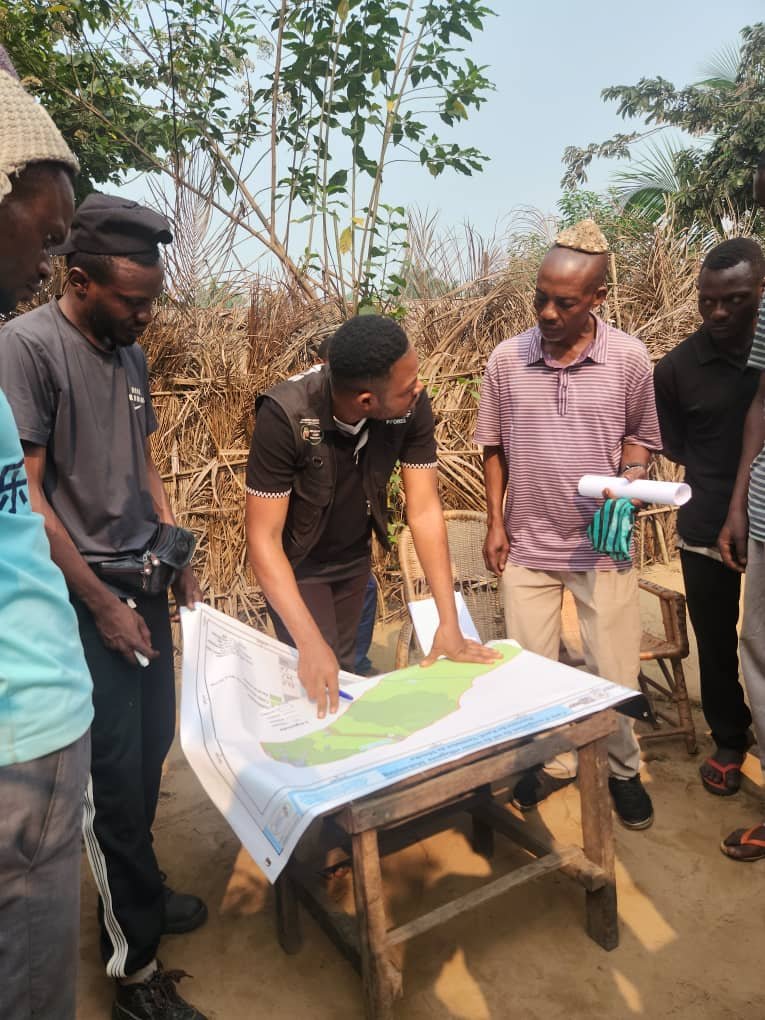 PSAT au village Mokanyinga : la communauté planifie son terroir et valide ses limites dans le cadre du projet PIFORES