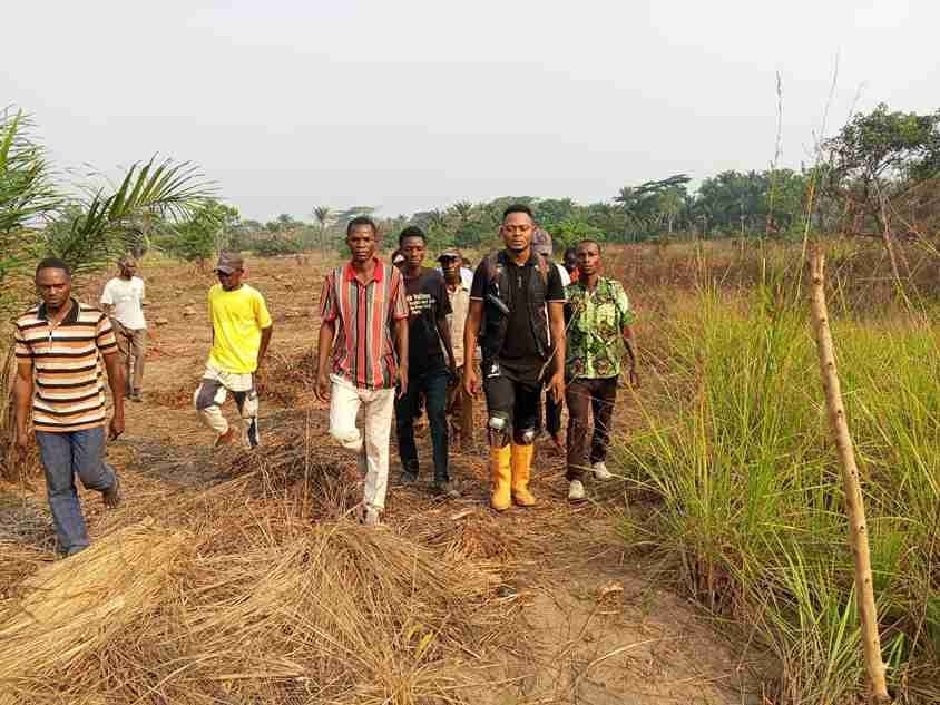 ‎PIFORES à Mweka : les communautés œuvrent déjà  leurs champs pour développer l’agroforesterie ‎